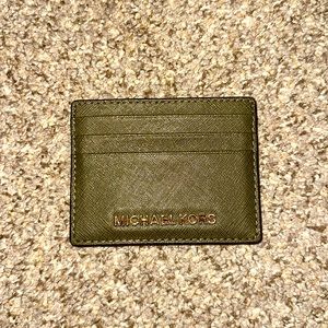 Michael Kors green card holder.